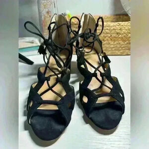 Michael Michael Kors Women's
Mirabel City Sandal Black Suede